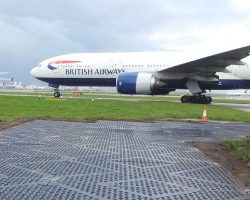 Heavy Duty Ground Protection Mat At Airport