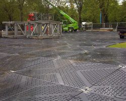 Heavy Duty Man-handleable Ground Protection And Temporary Roadway And Worksite Mat
